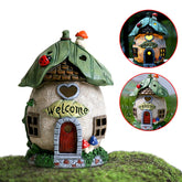 Solar Light Mushroom House